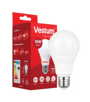 Лампа LED Вестум (Vestum) A6570 груша, 15Вт, 220В, 4100К, E27