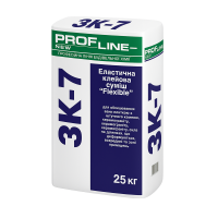 Суміш клейова для плитки еластична Профлайн (Profline) ЗК-7, 25кг