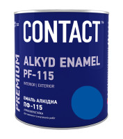 Эмаль алкидная Днепр-Контакт (Dnipro Contact) ПФ115, голубой, 0.9кг