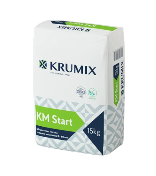 Штукатурка гипсовая Крумикс (Krumix) КМ Start, 15кг
