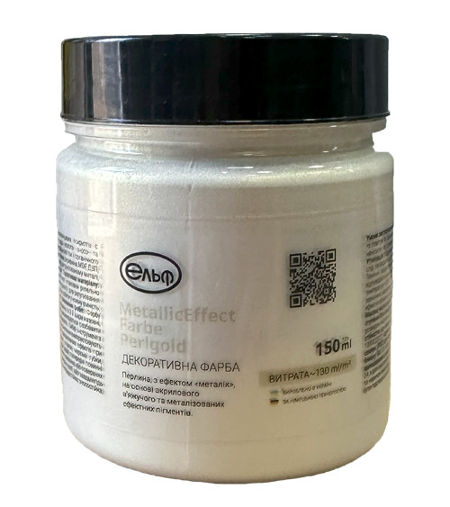 Декоративная краска Эльф MetallicEffect Farbe, жемчужный, 0.15л