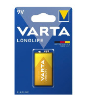 Батарейка щелочная Варта (Varta) Longlife 6LR61 BLI 1 (крона)