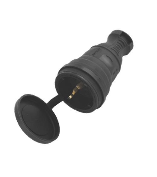 Розетка каучуковая переносная с/с Ай-ка (Ay-ka), 16А, IP44, 220В