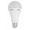 LED лампа акумуляторна Люксель (Luxel), А70, 12Вт, 4000К, Е27