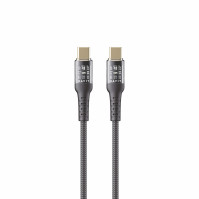 Кабель USB-C to USB-C Хевіт (Havit) HV-CB6240, чорний, 1м, PD60W, 3A