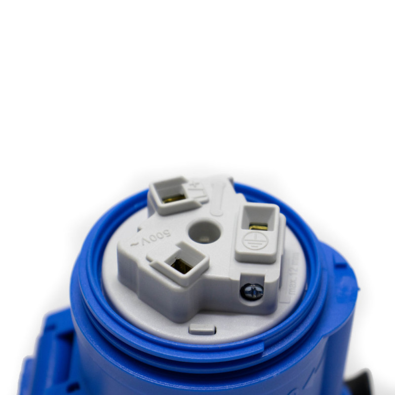Розетка силовая переносная ТП Электрик (TP electric), 3P, 32A, IP 44 (3 штыря)
