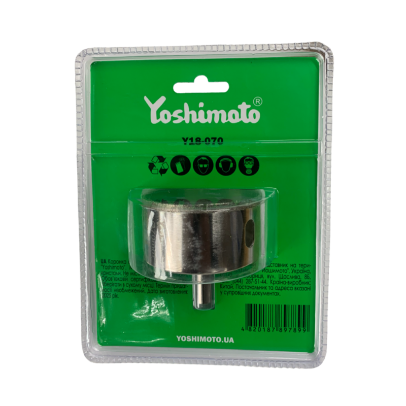 Коронка по керамограніту алмазна Йошімото (Yoshimoto) d70мм