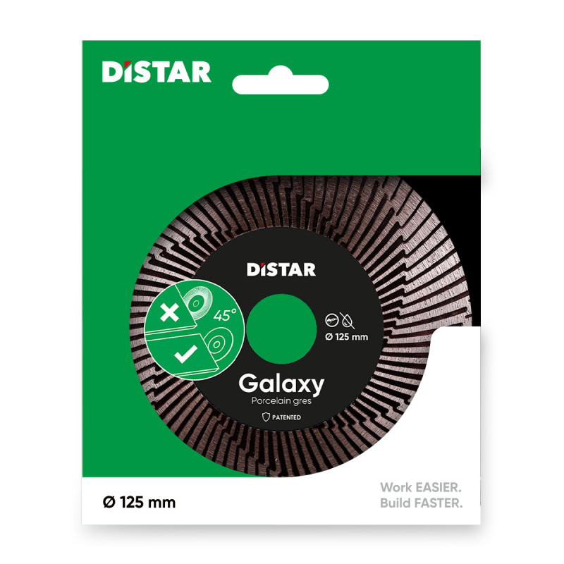 Диск алмазный по плитке Дистар (Distar) Galaxy, 125, 1.6*30*22.23мм