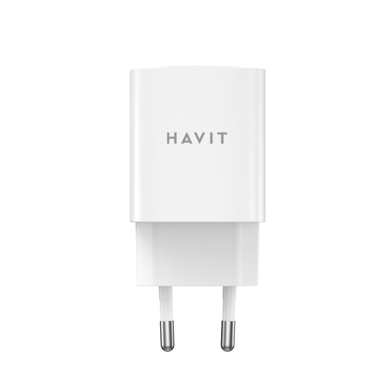 Зарядний пристрій Хавіт (Havit) UC30 PRO GaN, 30Вт, USB-A+USB-C, білий