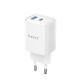 Зарядний пристрій Хавіт (Havit) UC30 PRO GaN, 30Вт, USB-A+USB-C, білий