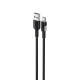 Кабель USB-USB-C Хавіт (Havit) CB307C, soft silicone, чорний, 3А, 1м