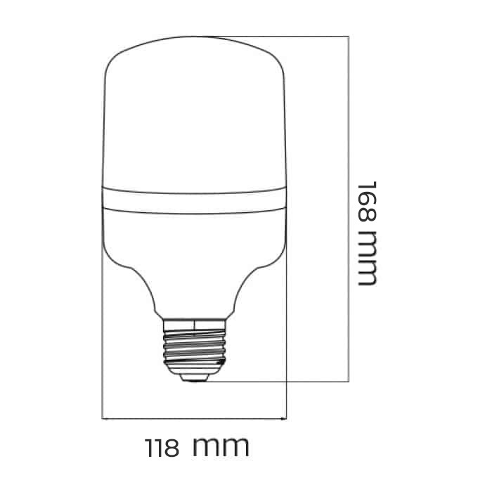Лампа SMD LED Хороз (Horoz) 40Вт, E27, 6400К, 4200Лм, 175-250В