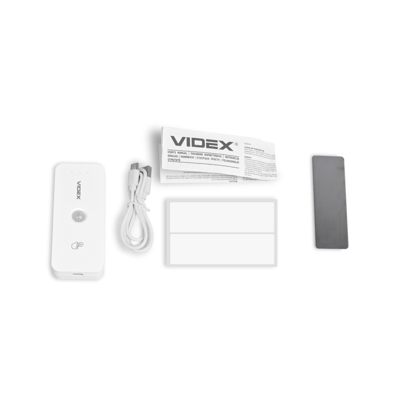 LED светильник аккумуляторный Видекс (Videx), VL-NL053W-S, с датчиком движения, белый