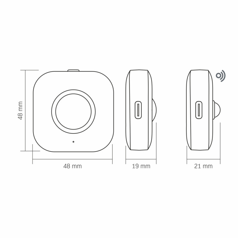Набір LED світильників акумуляторних Відекс (Videx), VL-NL075-21, з датчиком руху