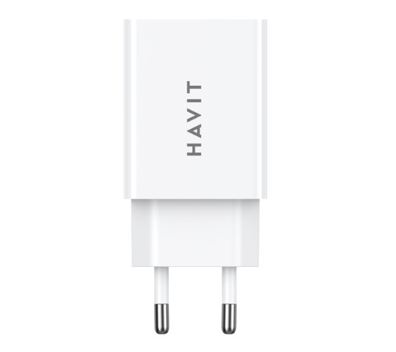 Сетевое зарядное устройство для VIDEX Havit HV-UC003B, белый, 2USB, 3А